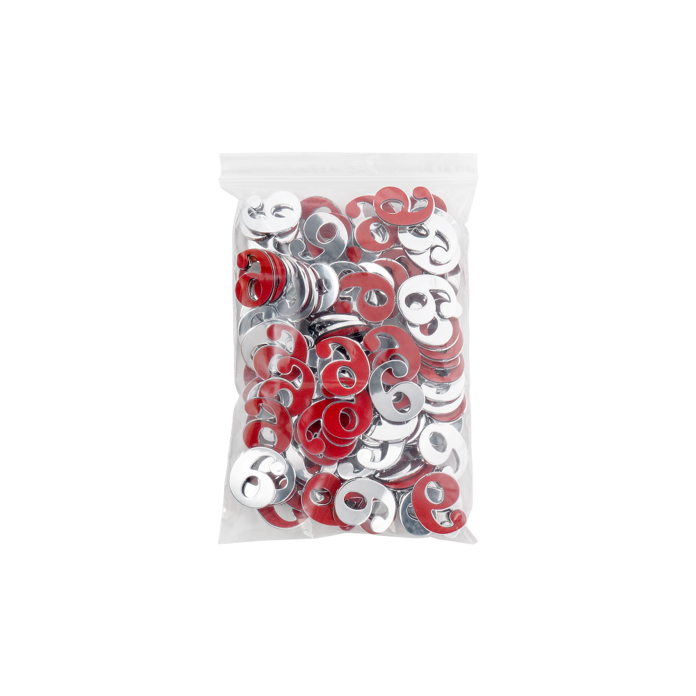 입체숫자(은색) 6