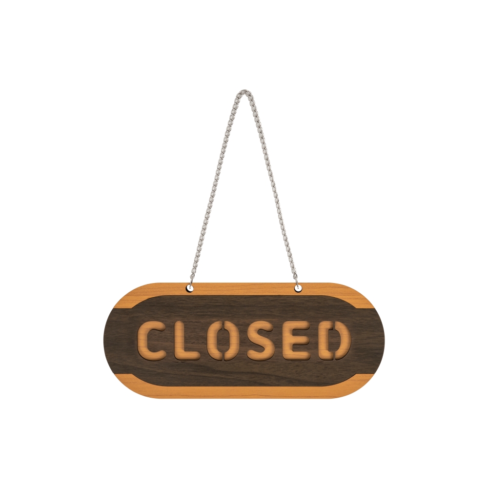 OPEN/CLOSED(우드)소