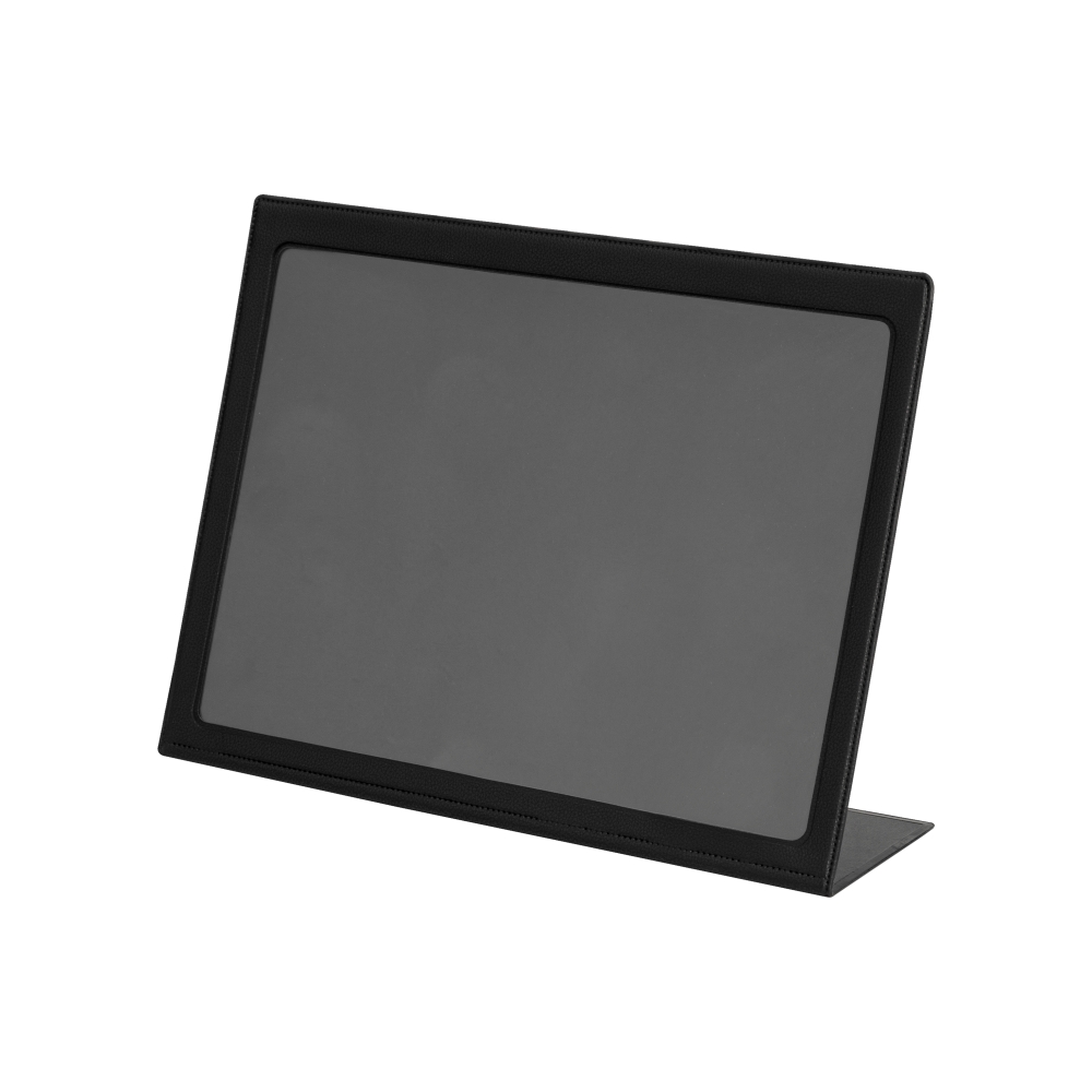 쇼케이스A4(가죽/가로/검정)