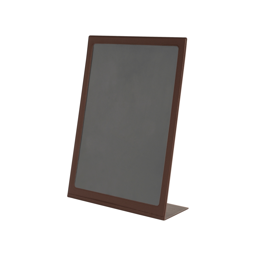 쇼케이스A4(가죽/세로/갈색)