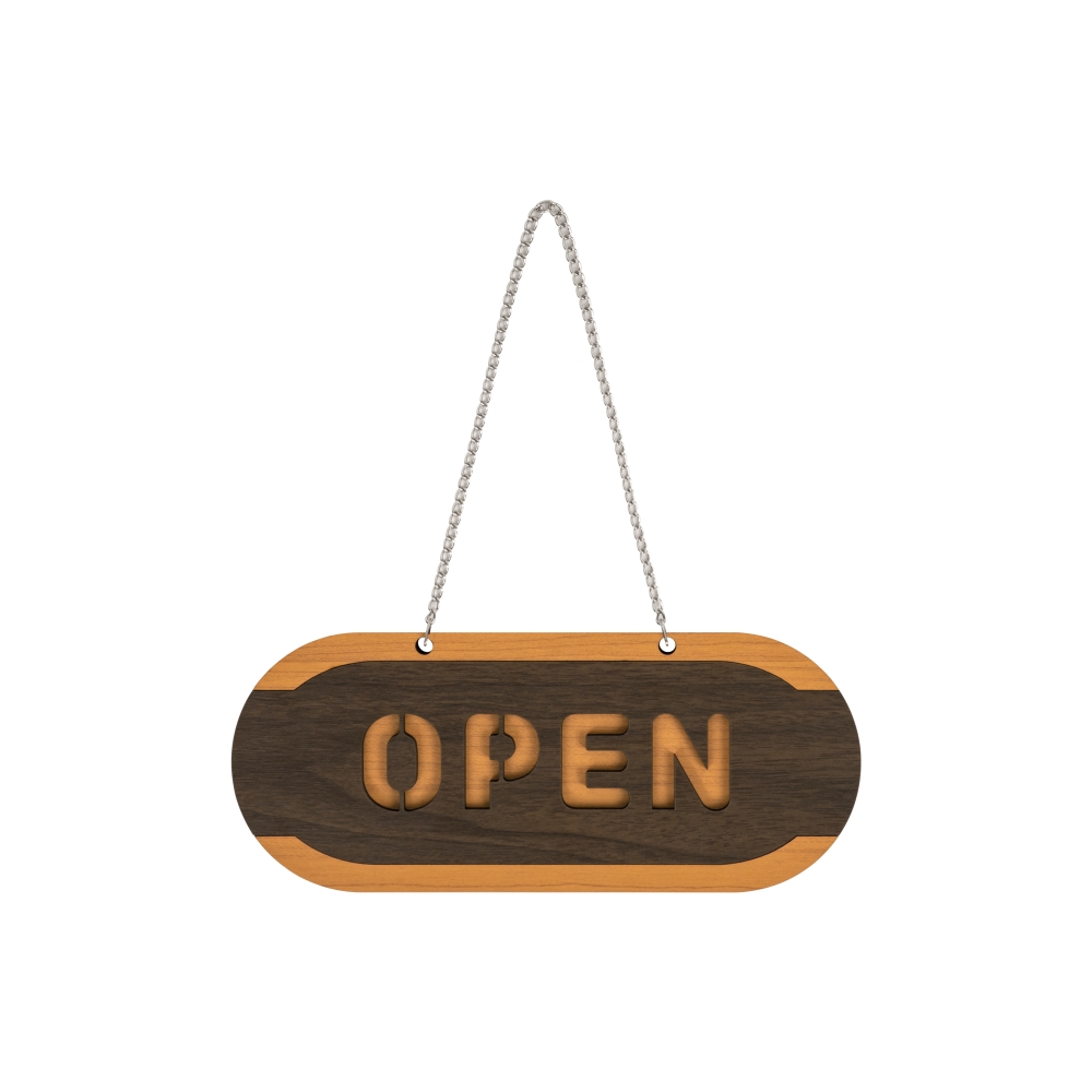 OPEN/CLOSED(우드)소